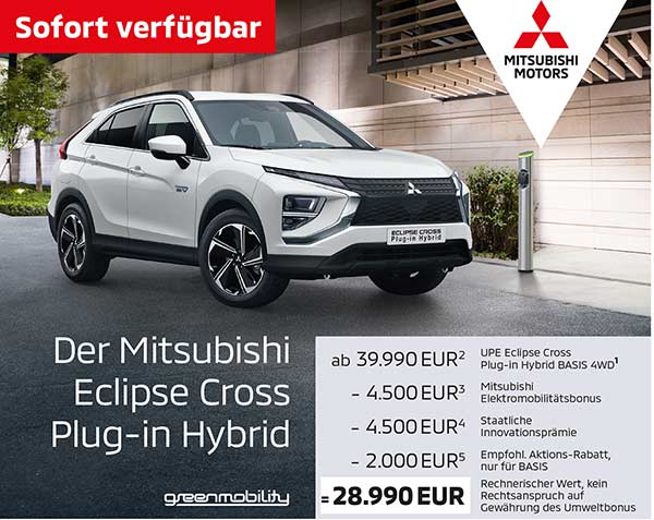 Mitsubishi Eclipse Cross Anzeige